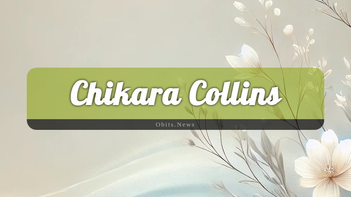 Obituary Reference Image of Chikara Collins