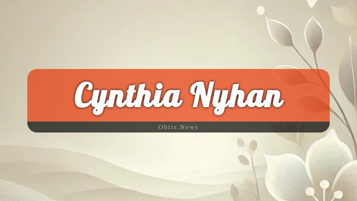 Obituary Reference Image of Cynthia Nyhan