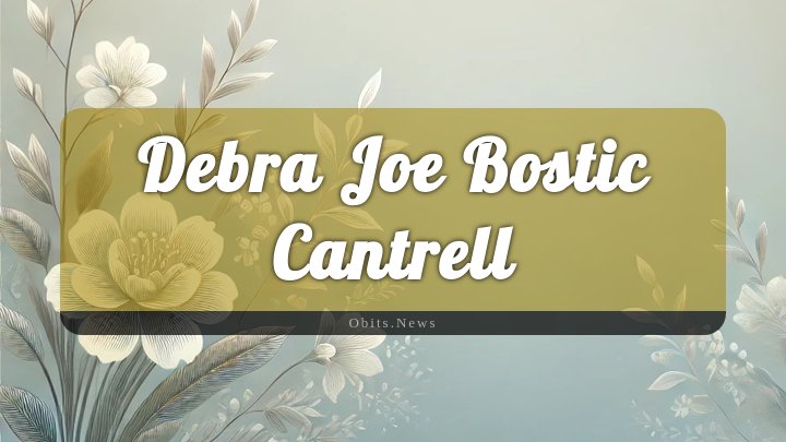 Obituary Reference Image of Debra Joe Bostic Cantrell