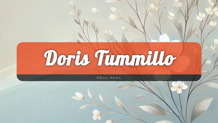 Obituary Reference Image of Doris Tummillo