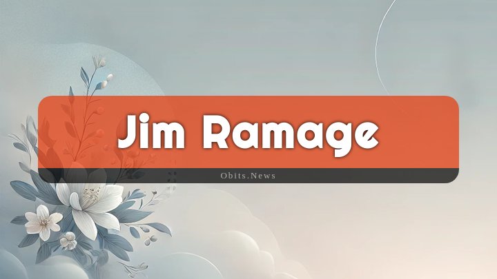 Obituary Reference Image of Jim Ramage