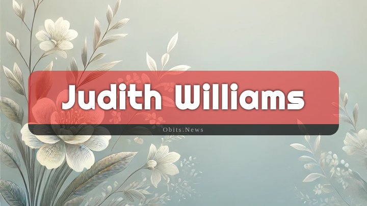 Obituary Reference Image of Judith Williams