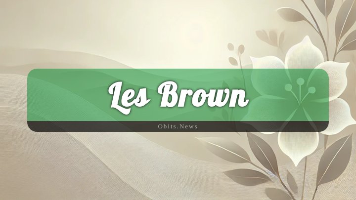 Obituary Reference Image of Les Brown