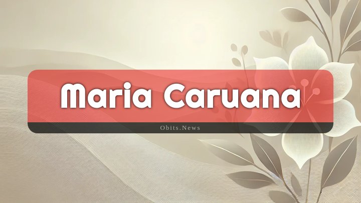 Obituary Reference Image of Maria Caruana