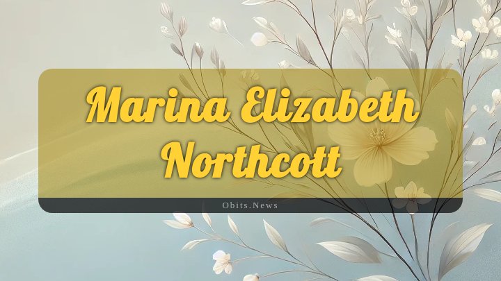 Obituary Reference Image of Marina Elizabeth Northcott