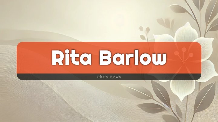 Obituary Reference Image of Rita Barlow