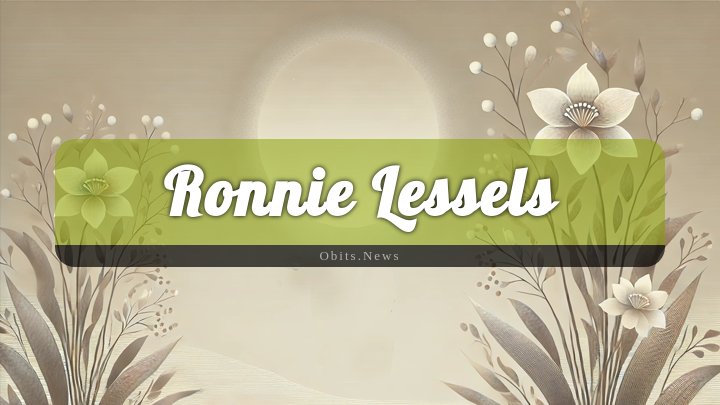 Obituary Reference Image of Ronnie Lessels