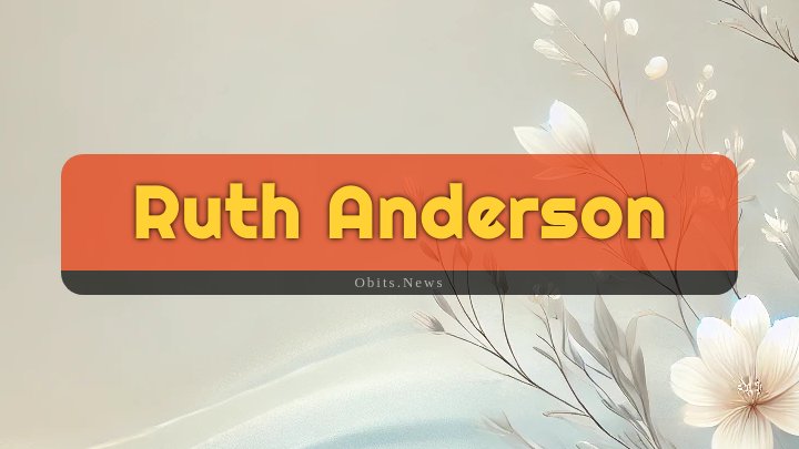 Obituary Reference Image of Ruth Anderson